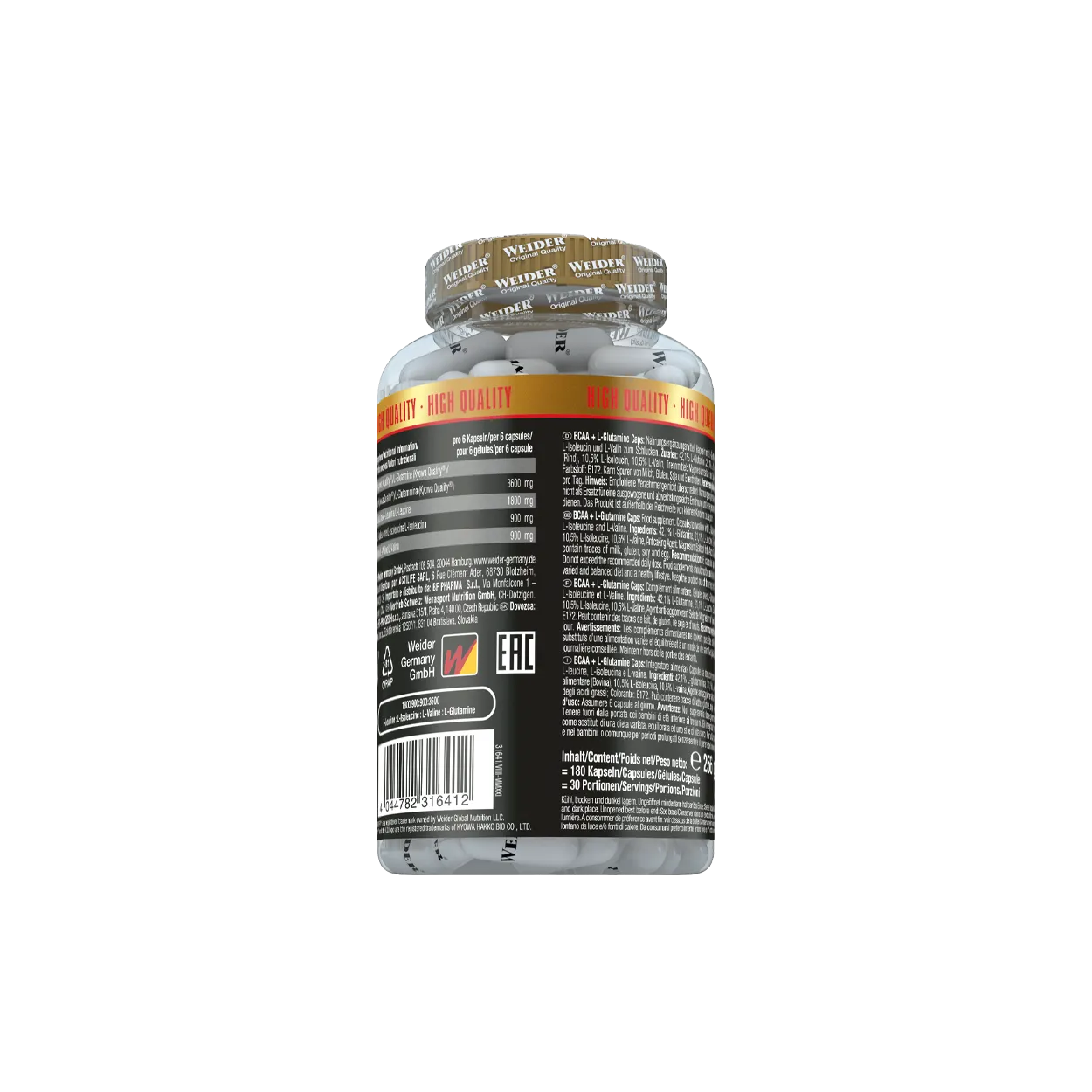 BCAA + L-Glutamine Töflur