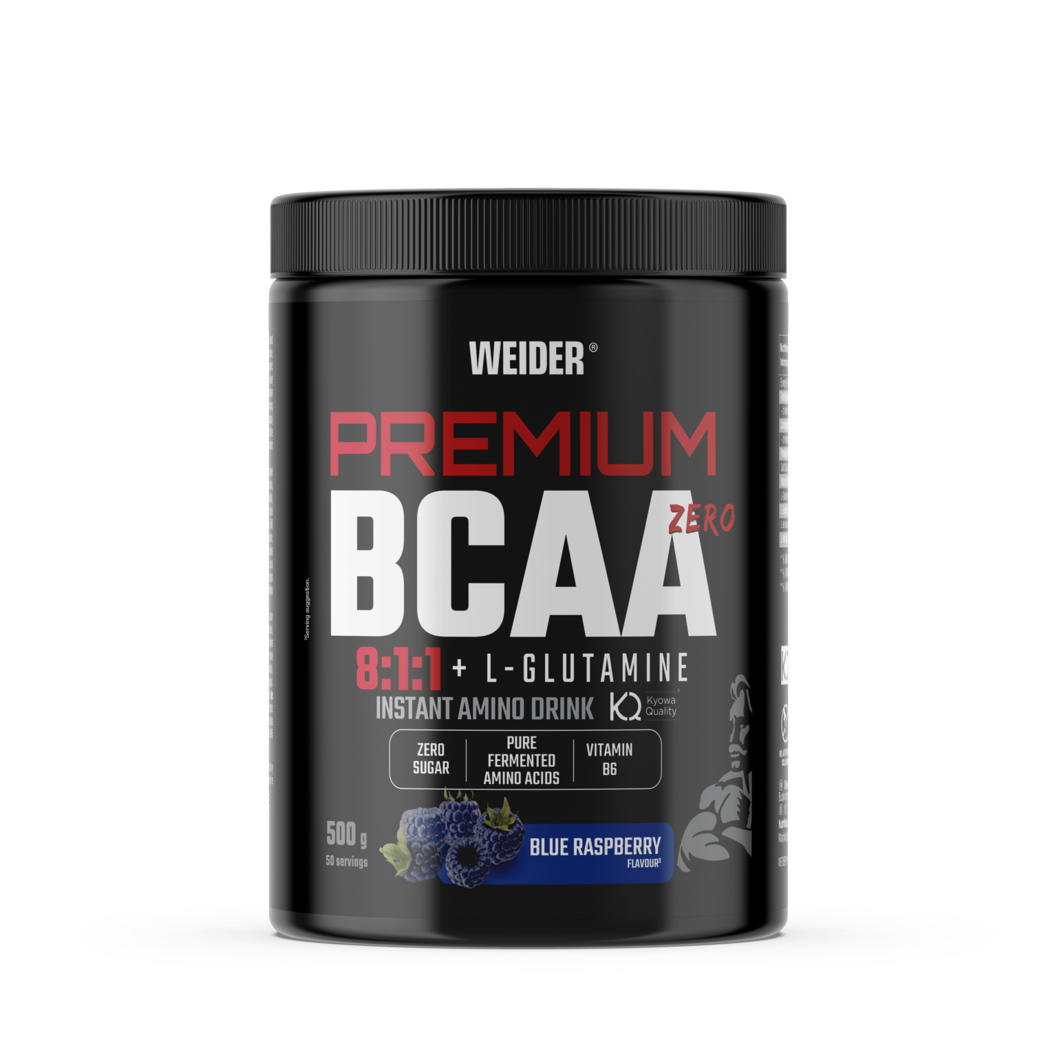 Premium BCAA 8:1:1 + L-GLUTAMINE 500gr Blue Raspberry