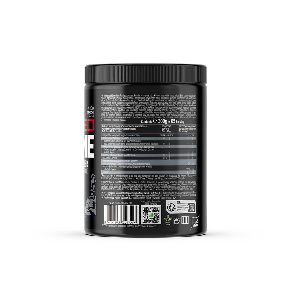 Micronized Creatine Blue Raspberry