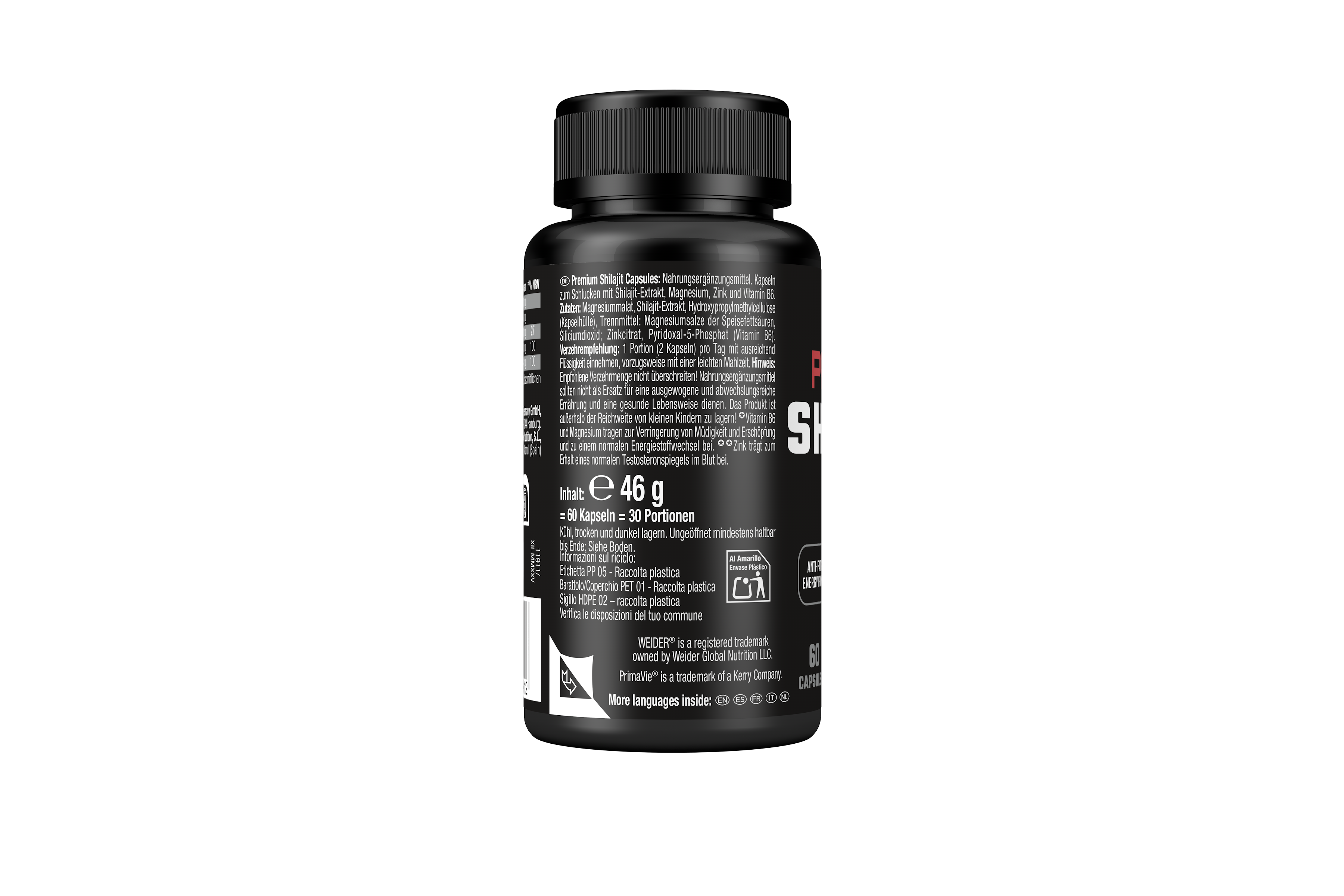 Premium Shilajit töflur