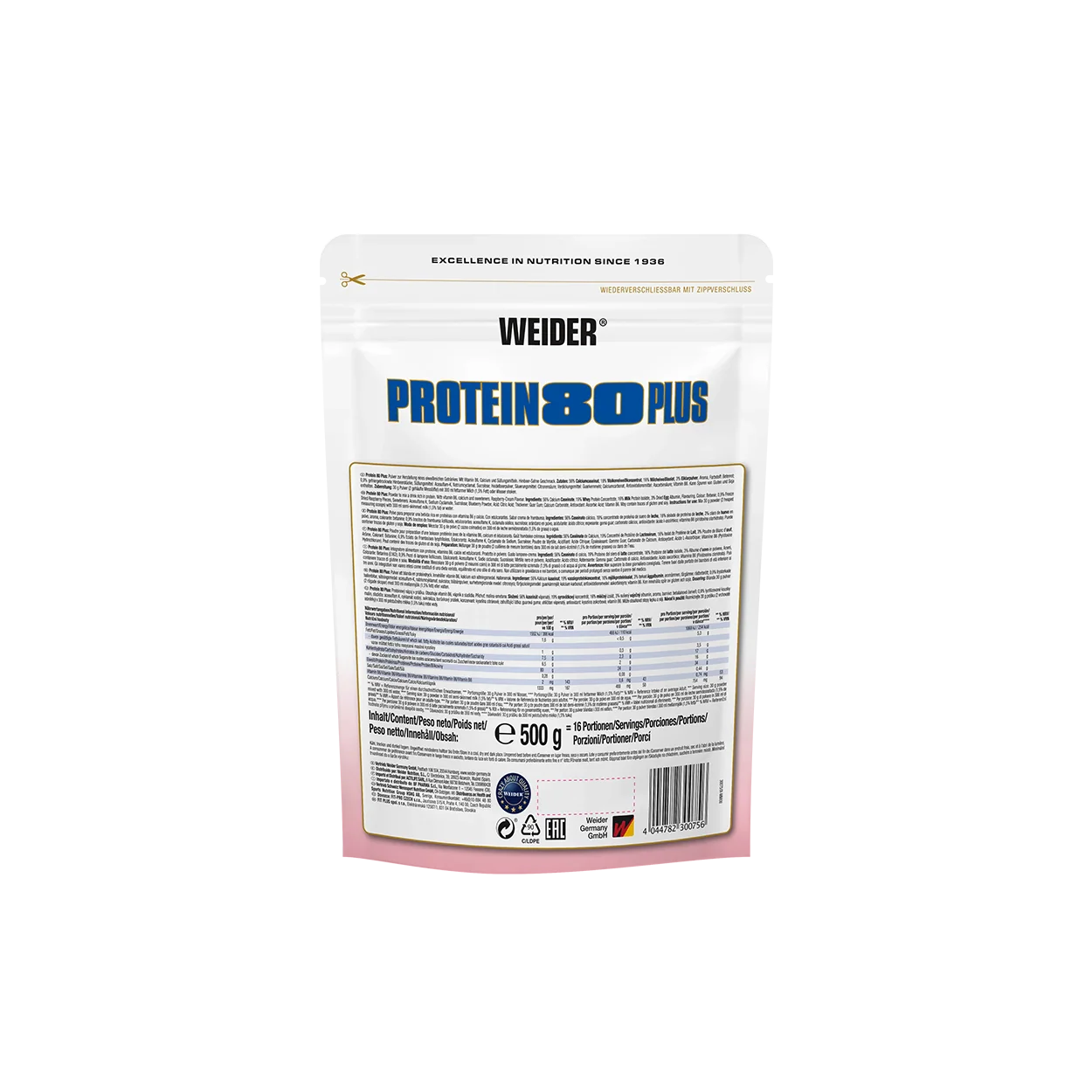 Protein 80 Plus 500gr - 2kg