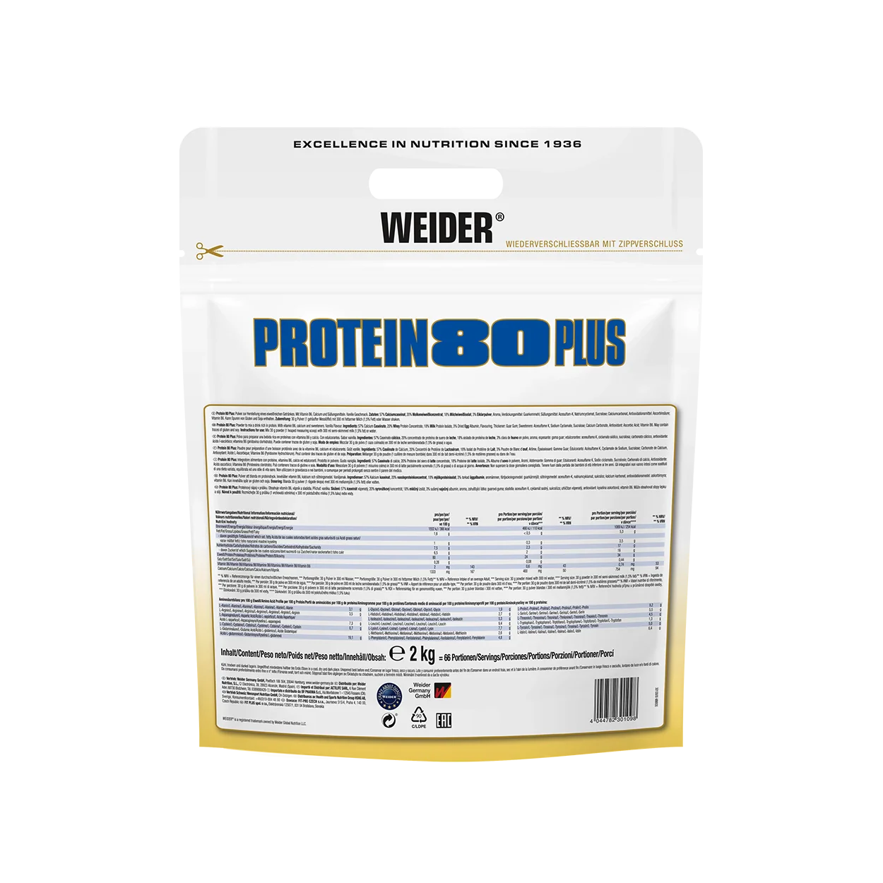 Protein 80 Plus 500gr - 2kg