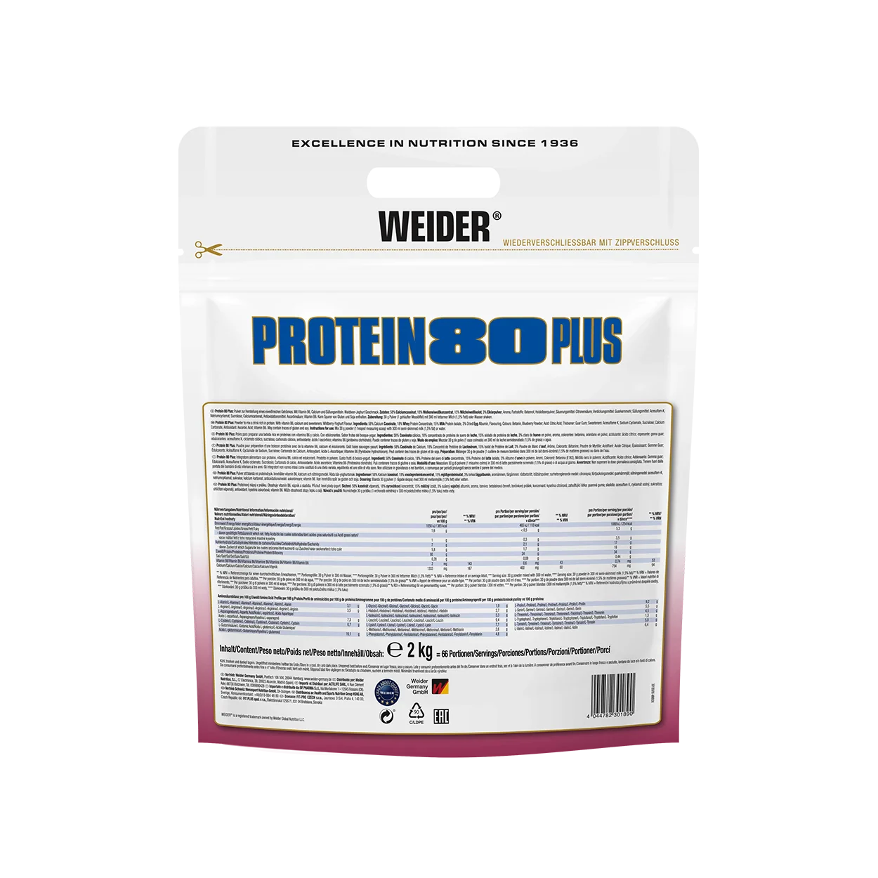 Protein 80 Plus 500gr - 2kg