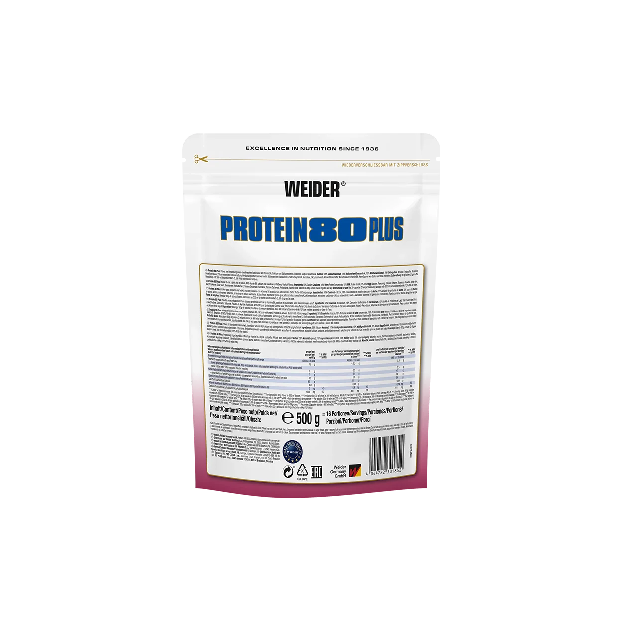 Protein 80 Plus 500gr - 2kg