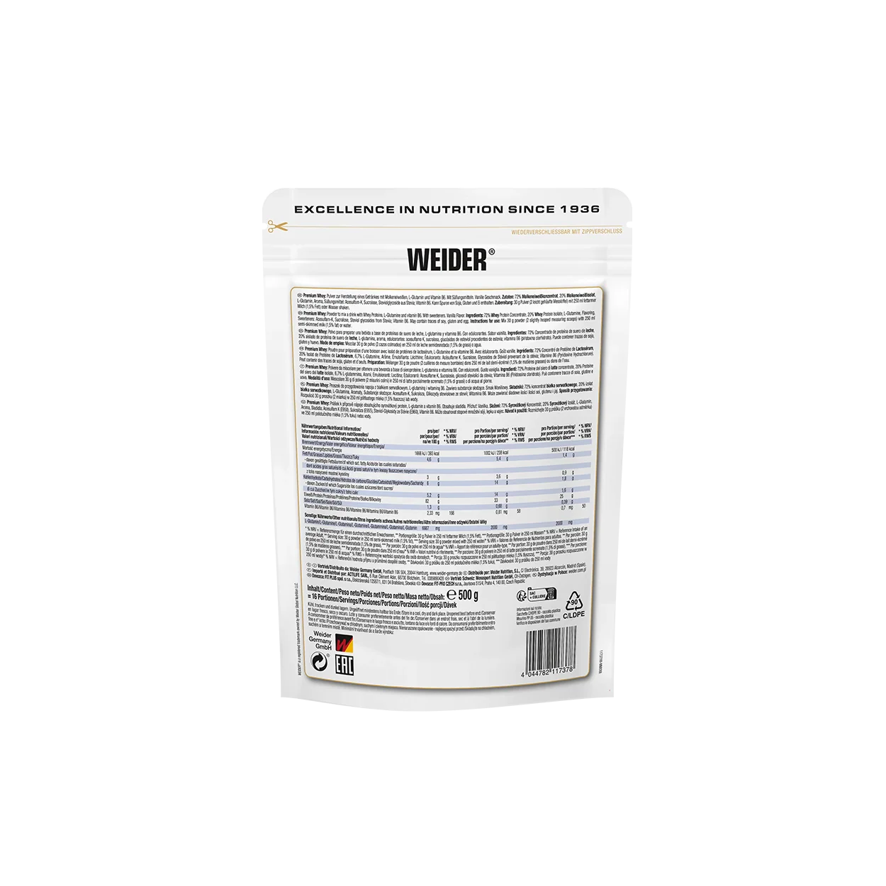 Premium Whey 500gr - 2.3 kg