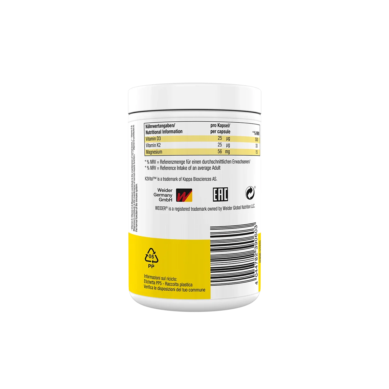 Vitamin D3/K2 + Magnesium