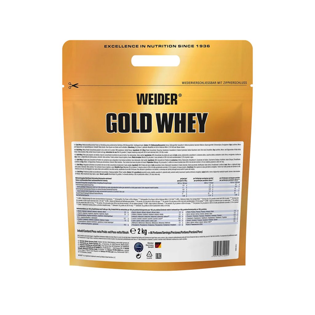 Gold Whey 500gr - 2kg